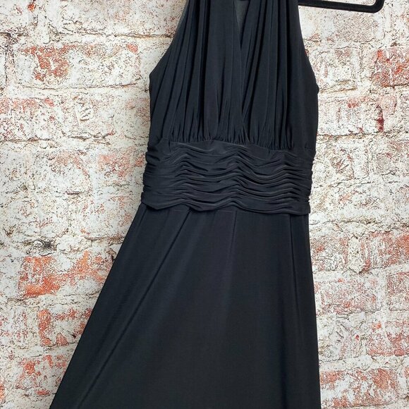 Evan Picone Sleeveless Little Black Dress Size 4 - Picture 3 of 7